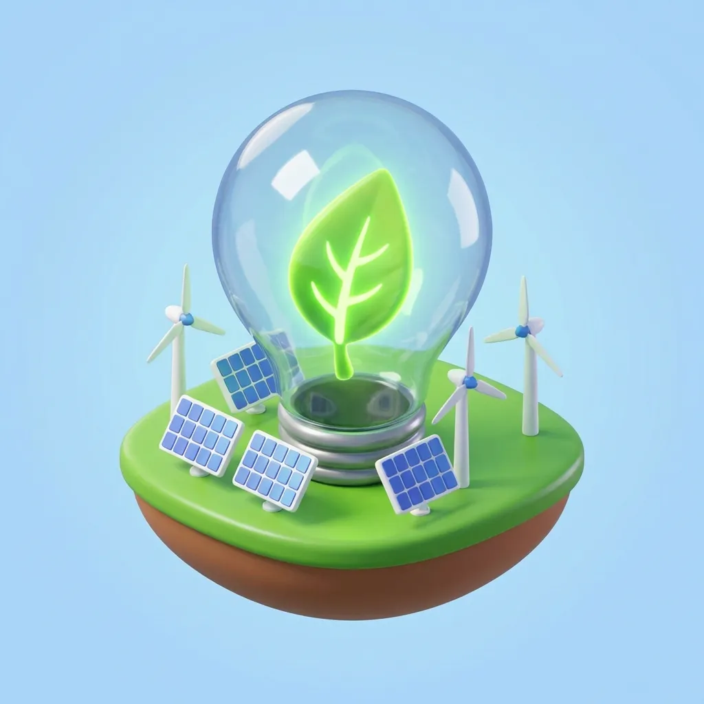 3D Energy Saving Bulb